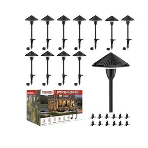 12 Pack Pathway Lights for Outdoor